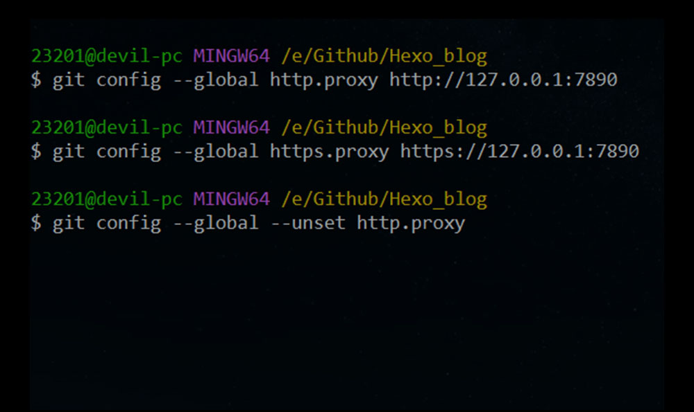 终端设置代理的方法